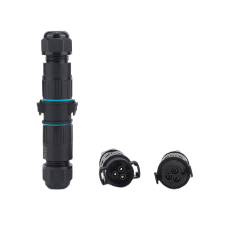 ConnectorHTD-M19-2P/3P（直通公母插螺丝款）